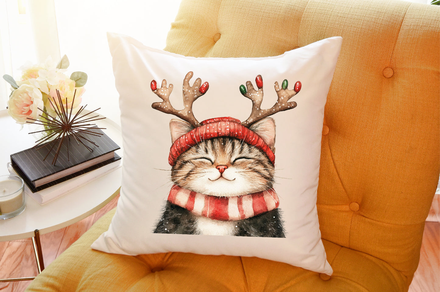 Christmas Cats PNG Bundle Holiday Cat Clipart Sublimation