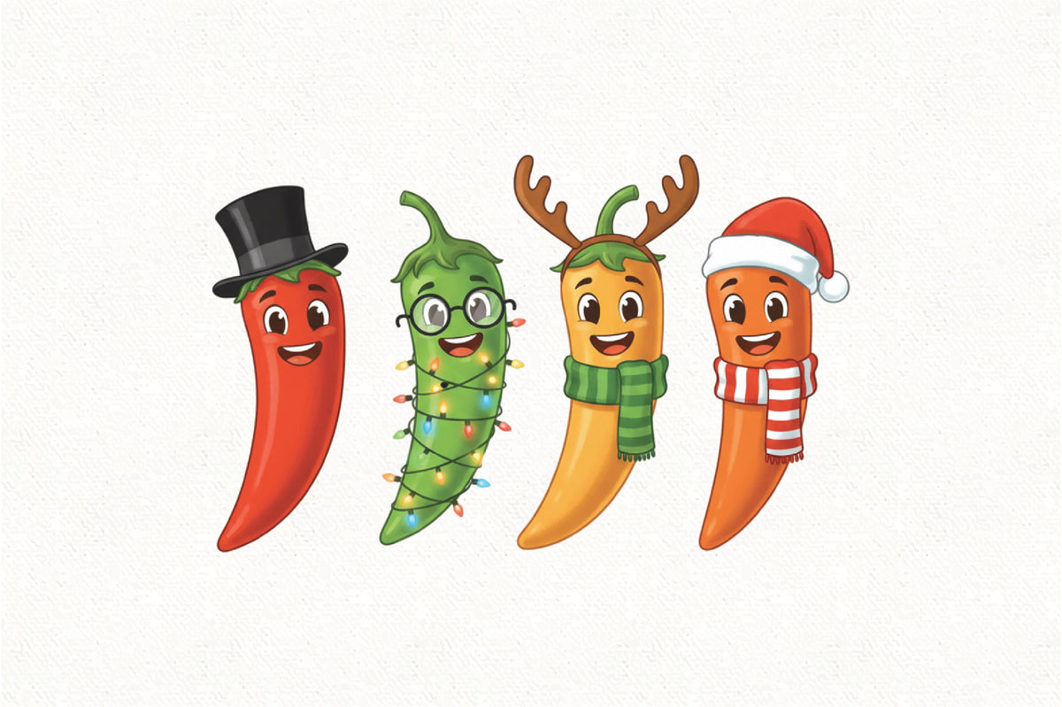 Christmas Chili Pepper PNG