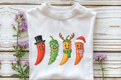 Christmas Chili Pepper PNG