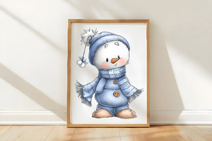Christmas Clipart Bundle | Cute Watercolor Holiday PNG Collection | Festive Christmas Clipart