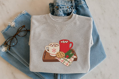 Christmas Cocoa Tray Embroidery Design