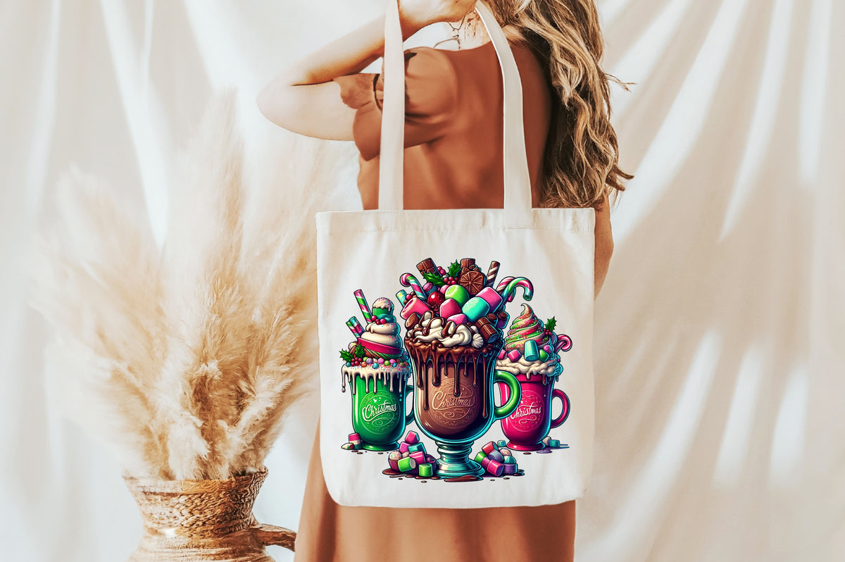 Christmas Coffee Mug PNG Festive Hot Cocoa Sublimation