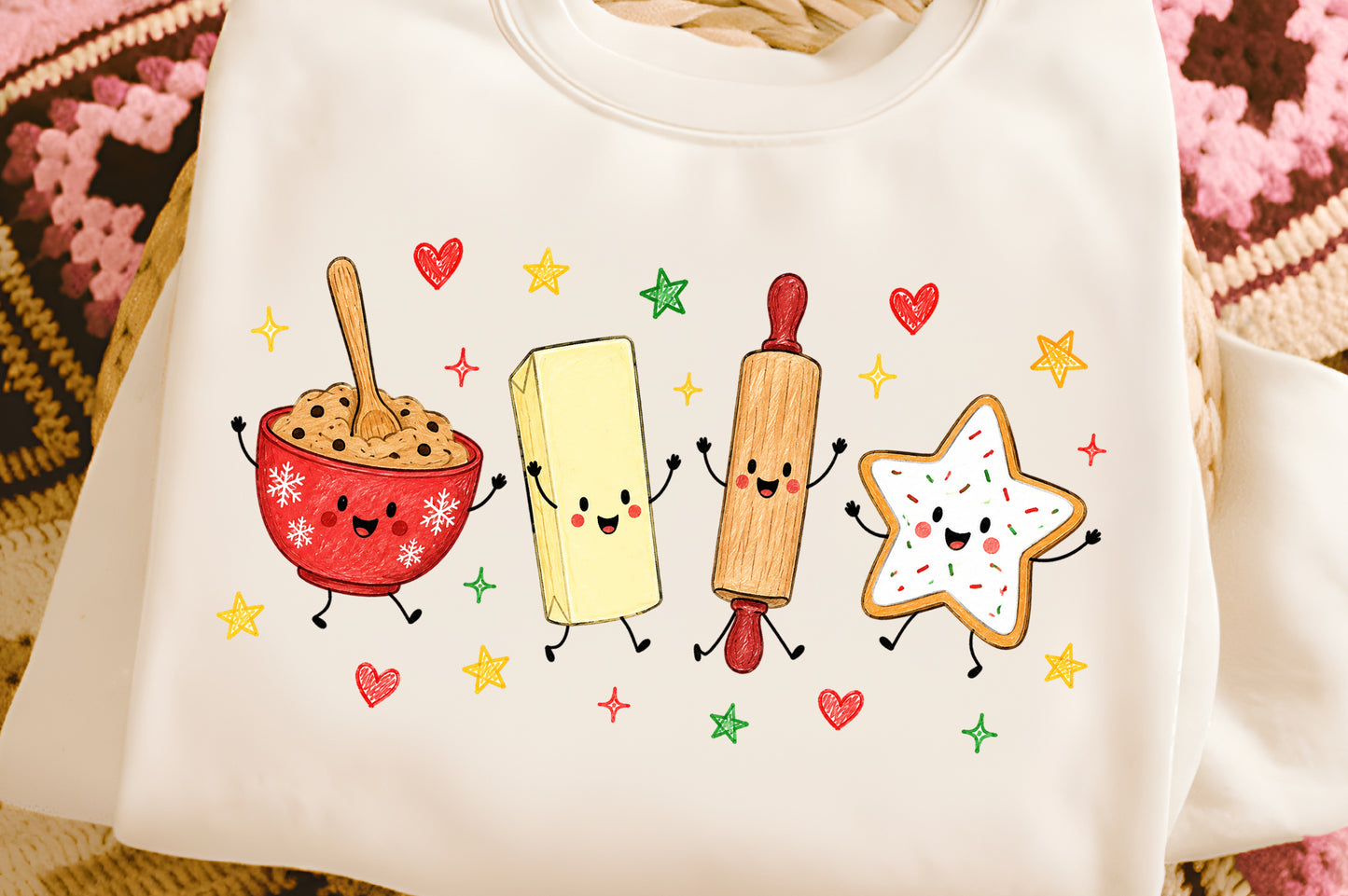 Christmas Cookie Baking Crew PNG, Cute Baking Christmas Sublimation Design
