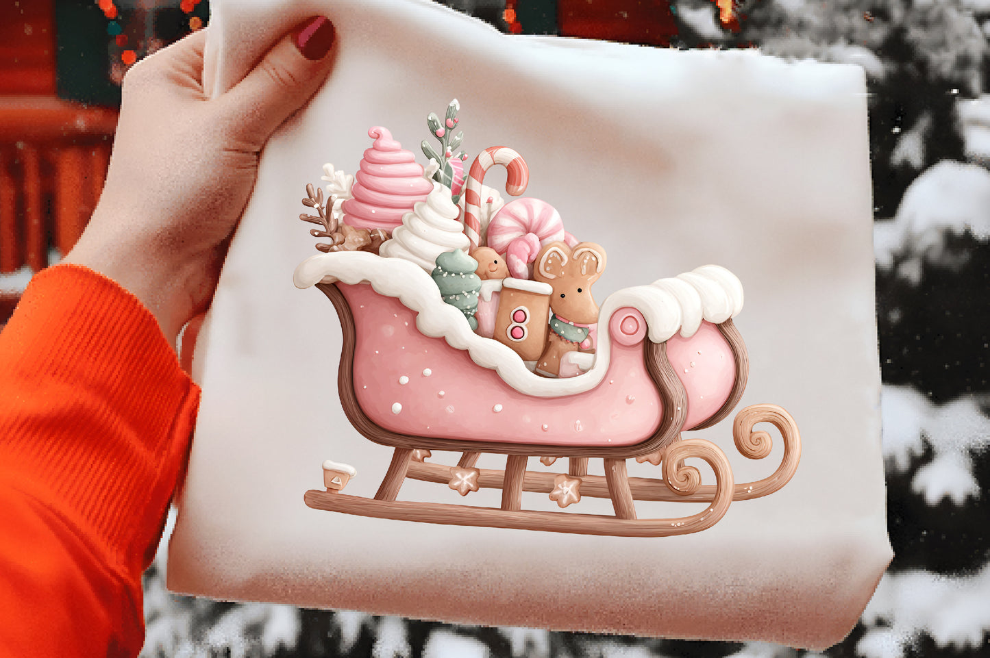 Christmas Cookie Clipart Bundle | Cute Watercolor Christmas Cookies PNG