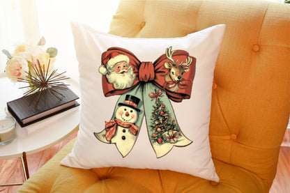Vintage Christmas Bow PNG