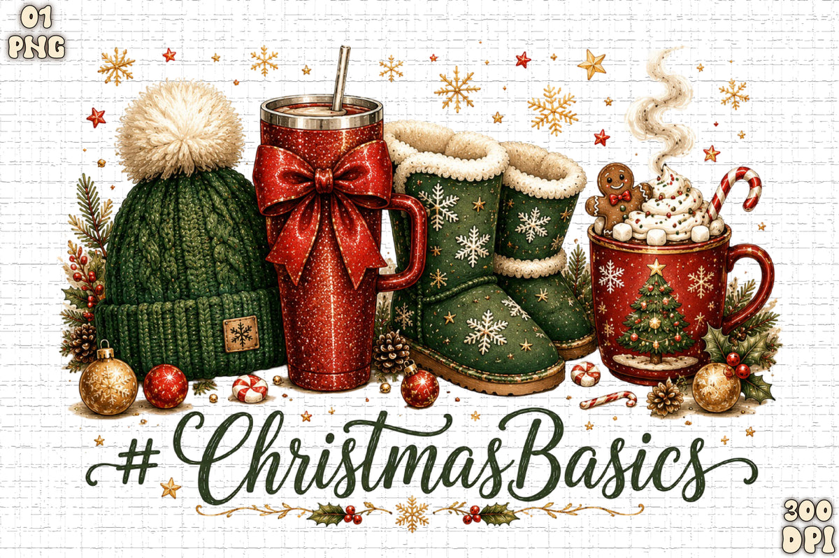 Christmas Cozy Aesthetic PNG
