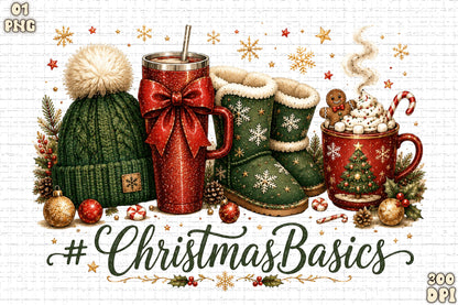 Christmas Cozy Aesthetic PNG