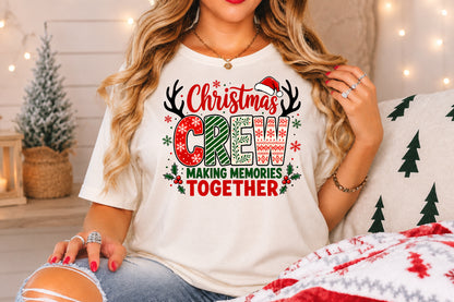 Christmas Crew Making Memories Together PNG Sublimation Design
