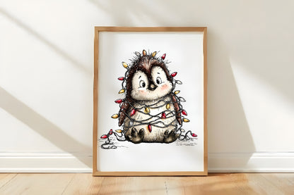 Christmas Cute Winter Penguin Clipart PNG Bundle | Adorable Watercolor Holiday Penguin Clipart | Festive Penguin PNG