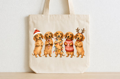 Christmas Dachshund Dog PNG Bundle