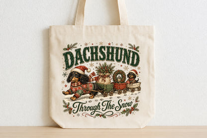 Christmas Dachshund PNG