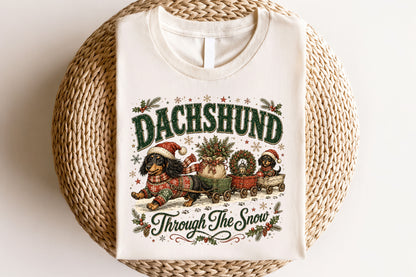 Christmas Dachshund PNG