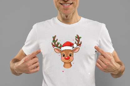 Cute Christmas Reindeer PNG Design