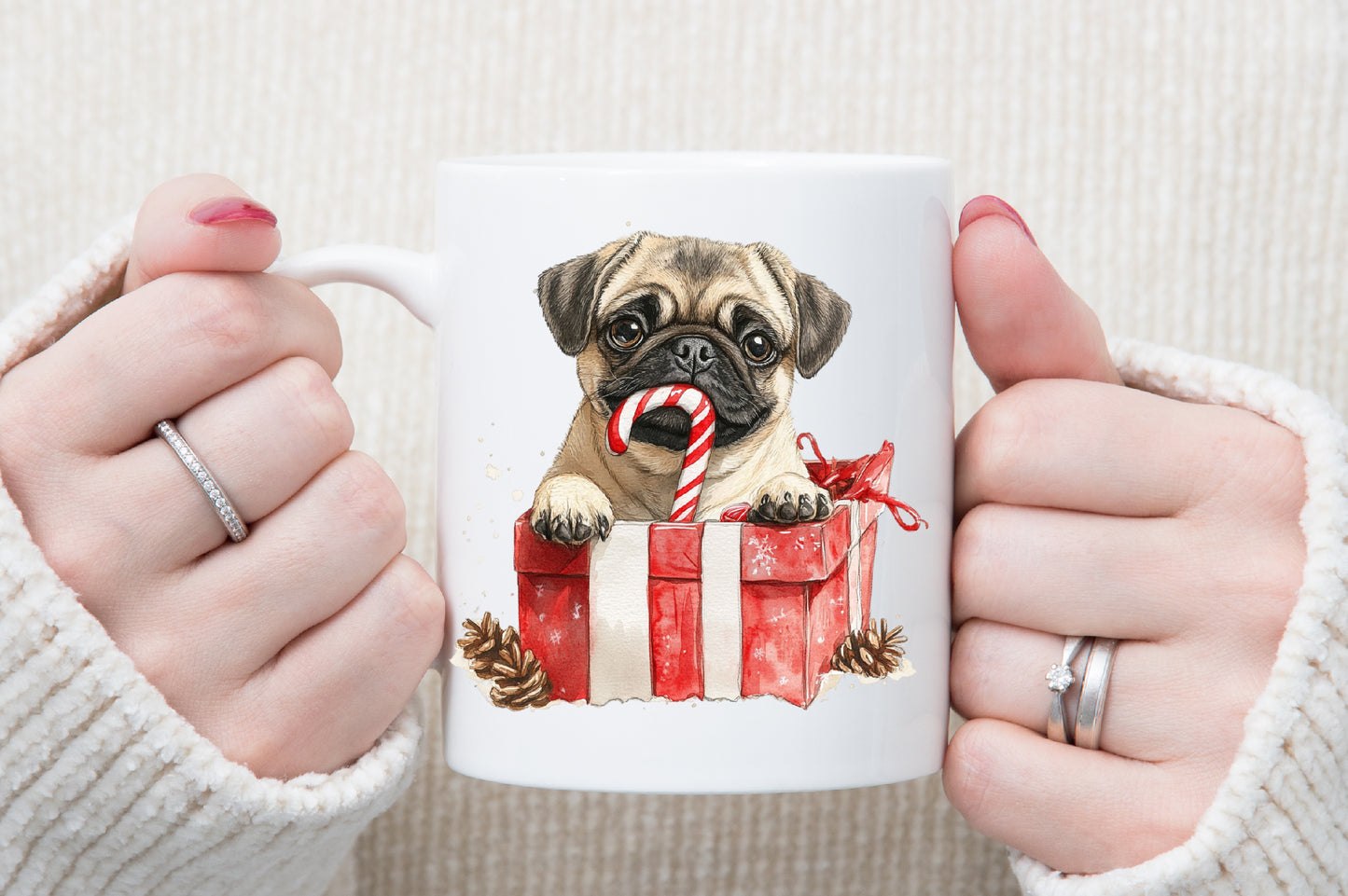 Christmas Dog Breeds Clipart PNG Bundle