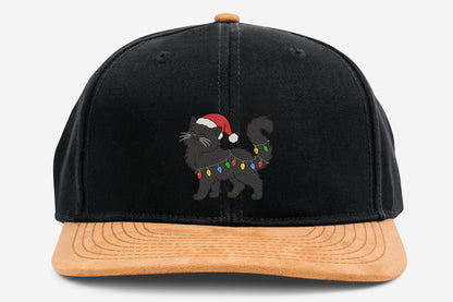 Christmas Embroidery Designs Cat – Cute Christmas Cat Machine Embroidery Pattern, Festive Holiday Cat Embroidery Design