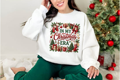 In My Christmas Era PNG, Christmas Stockings Gift Sublimation Design, Holiday Christmas Tree Presents PNG