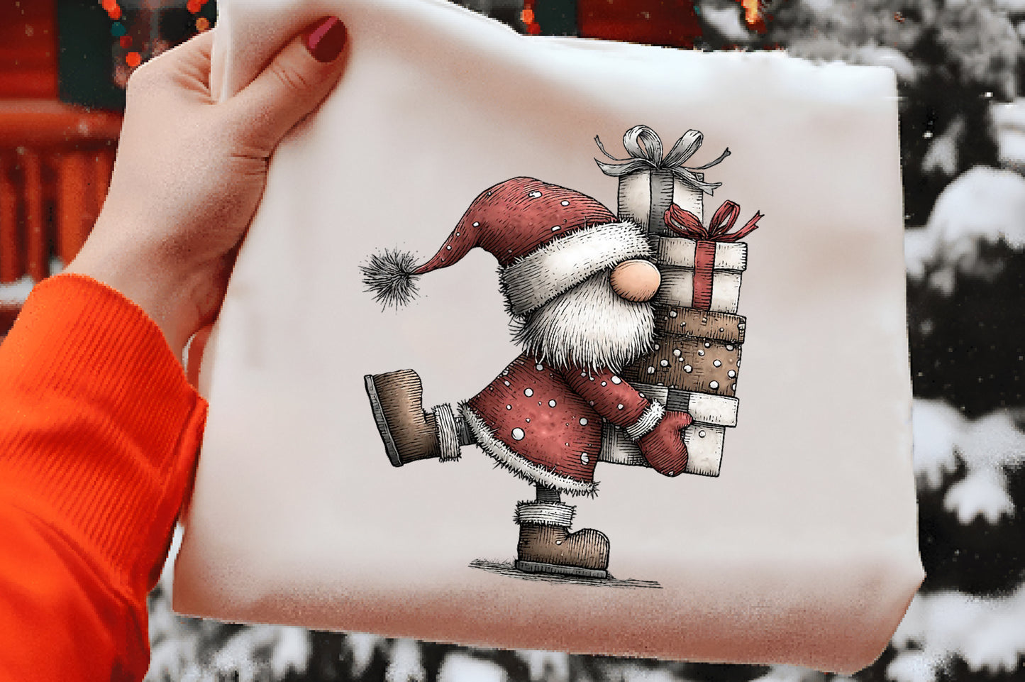 Christmas Funny Santa Clipart PNG Bundle | Cute Watercolor Funny Santa Claus Clipart | Merry Holiday Santa PNG