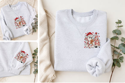 Christmas Ghost Embroidery Design