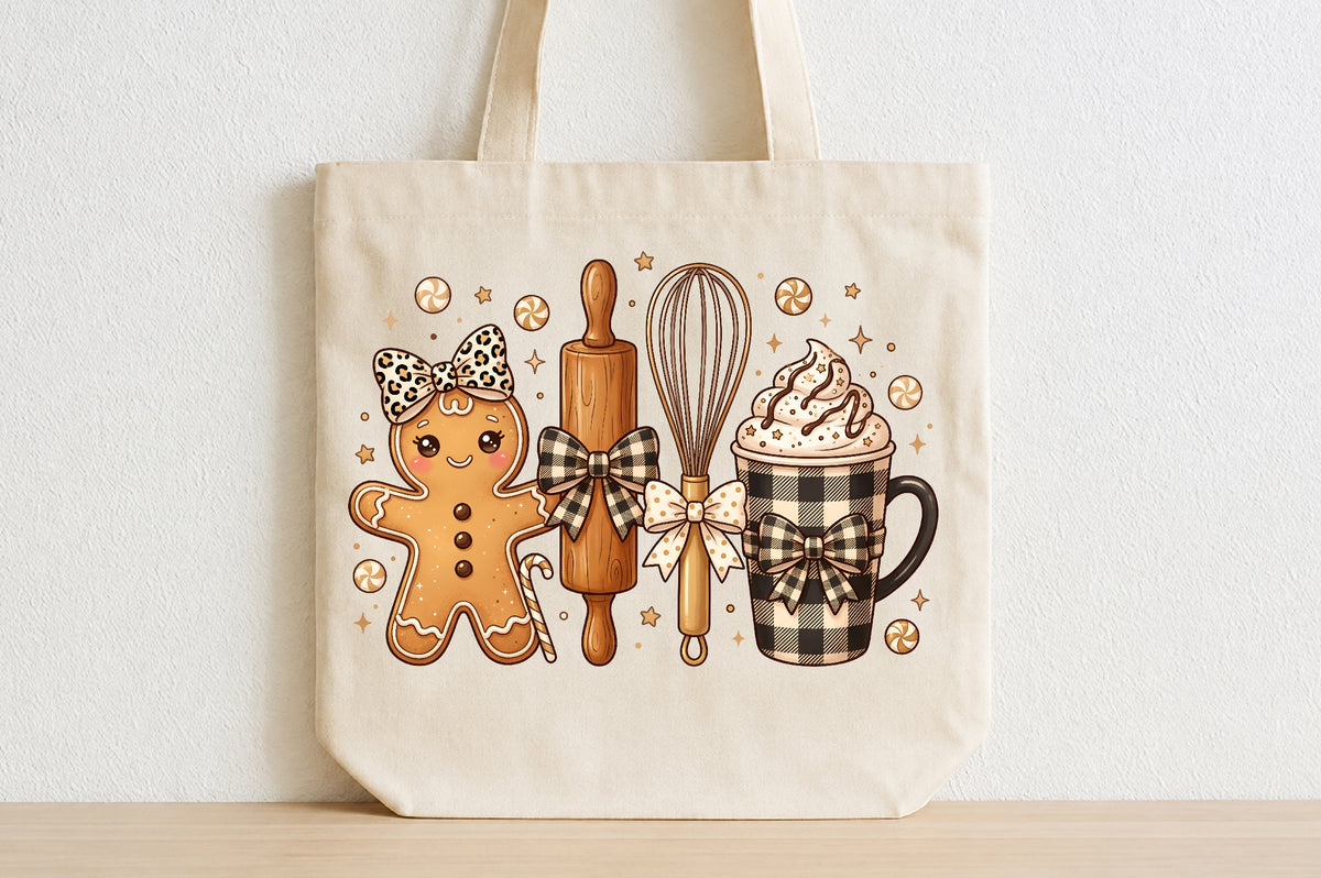 Christmas Gingerbread Baking PNG