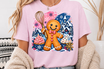 Christmas Gingerbread Baking PNG Cute Holiday Baker Clipart