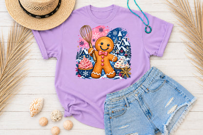 Christmas Gingerbread Baking PNG Cute Holiday Baker Clipart