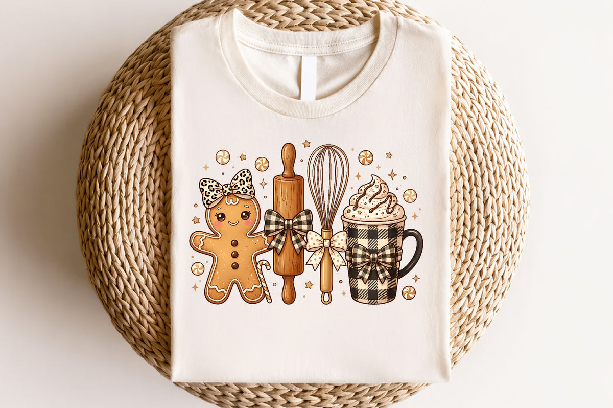 Christmas Gingerbread Baking PNG