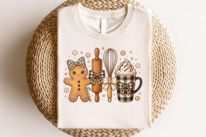 Christmas Gingerbread Baking PNG