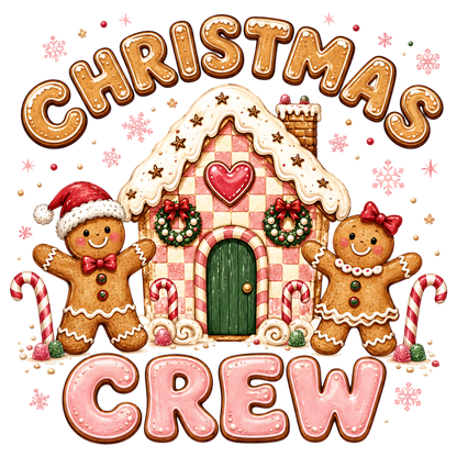 Christmas Gingerbread Crew PNG