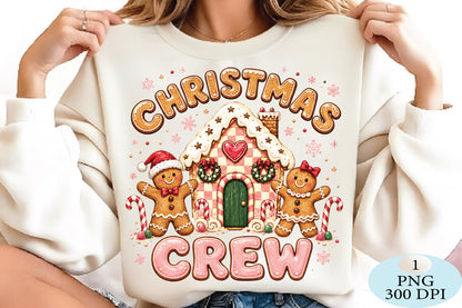 Christmas Gingerbread Crew PNG