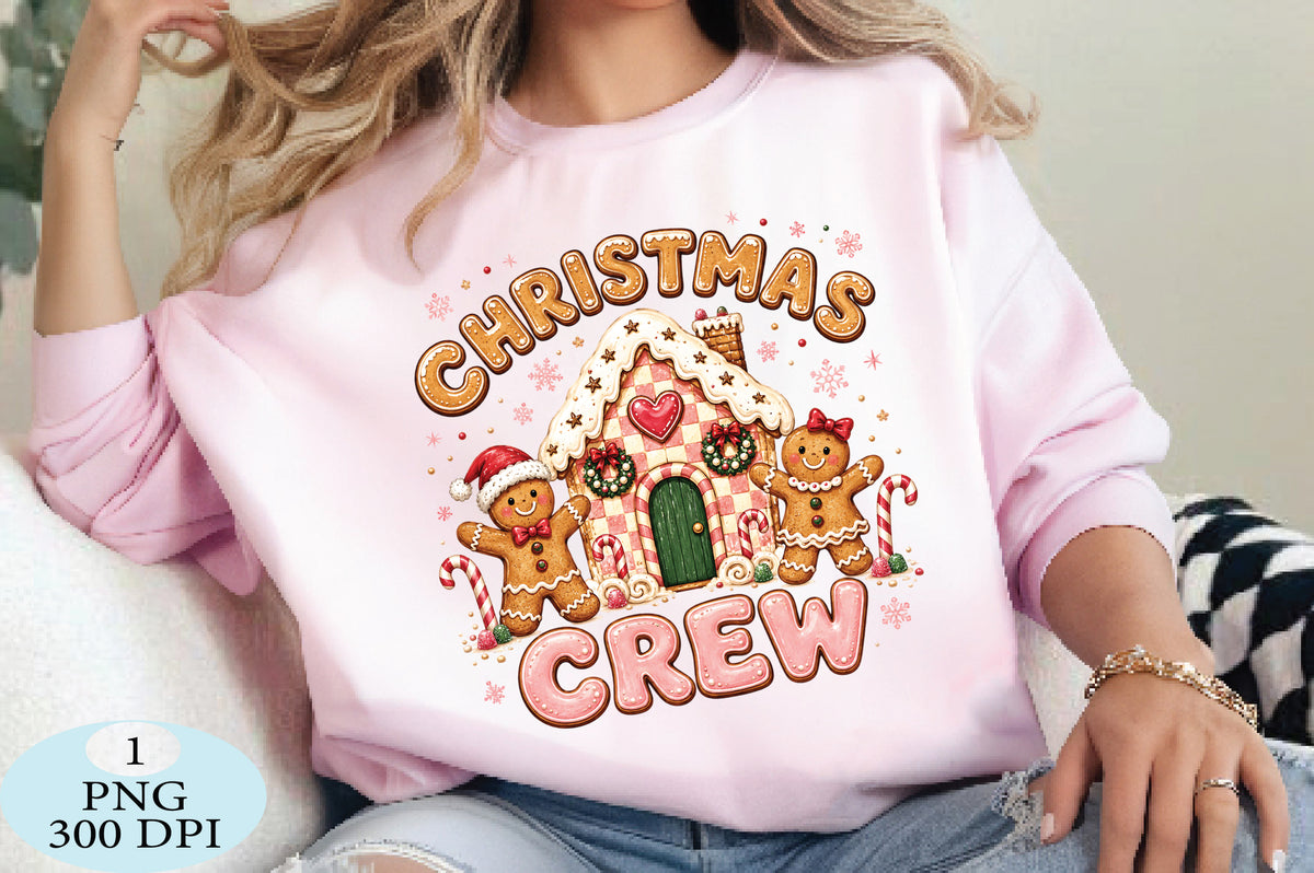Christmas Gingerbread Crew PNG