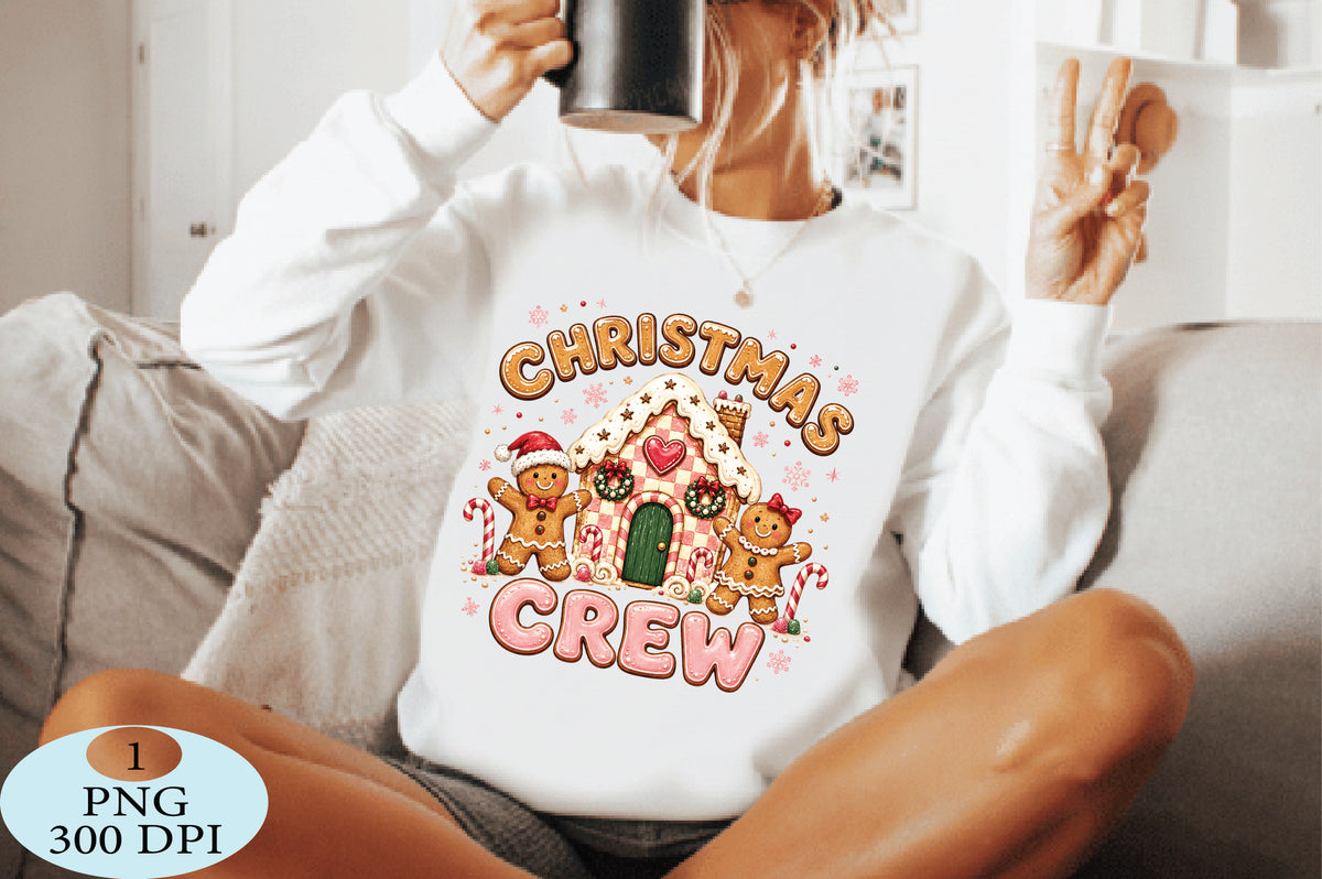 Christmas Gingerbread Crew PNG