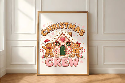 Christmas Gingerbread Crew PNG