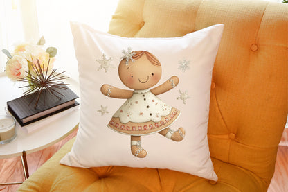 Christmas Gingerbread Man Clipart PNG Bundle