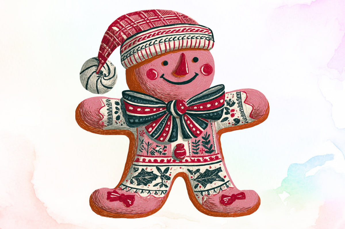 Christmas Gingerbread Man PNG