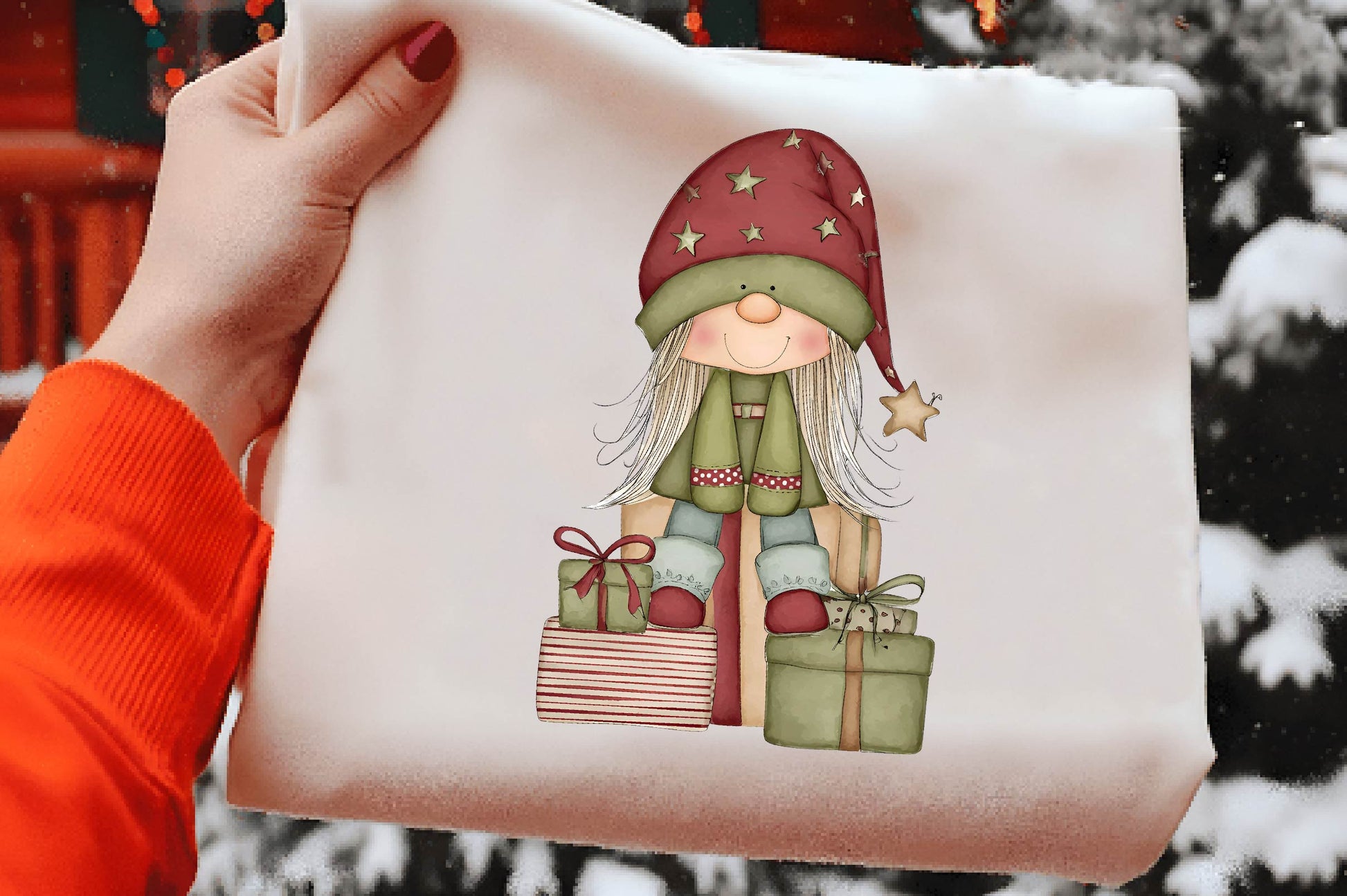 Christmas Gnome Clipart PNG