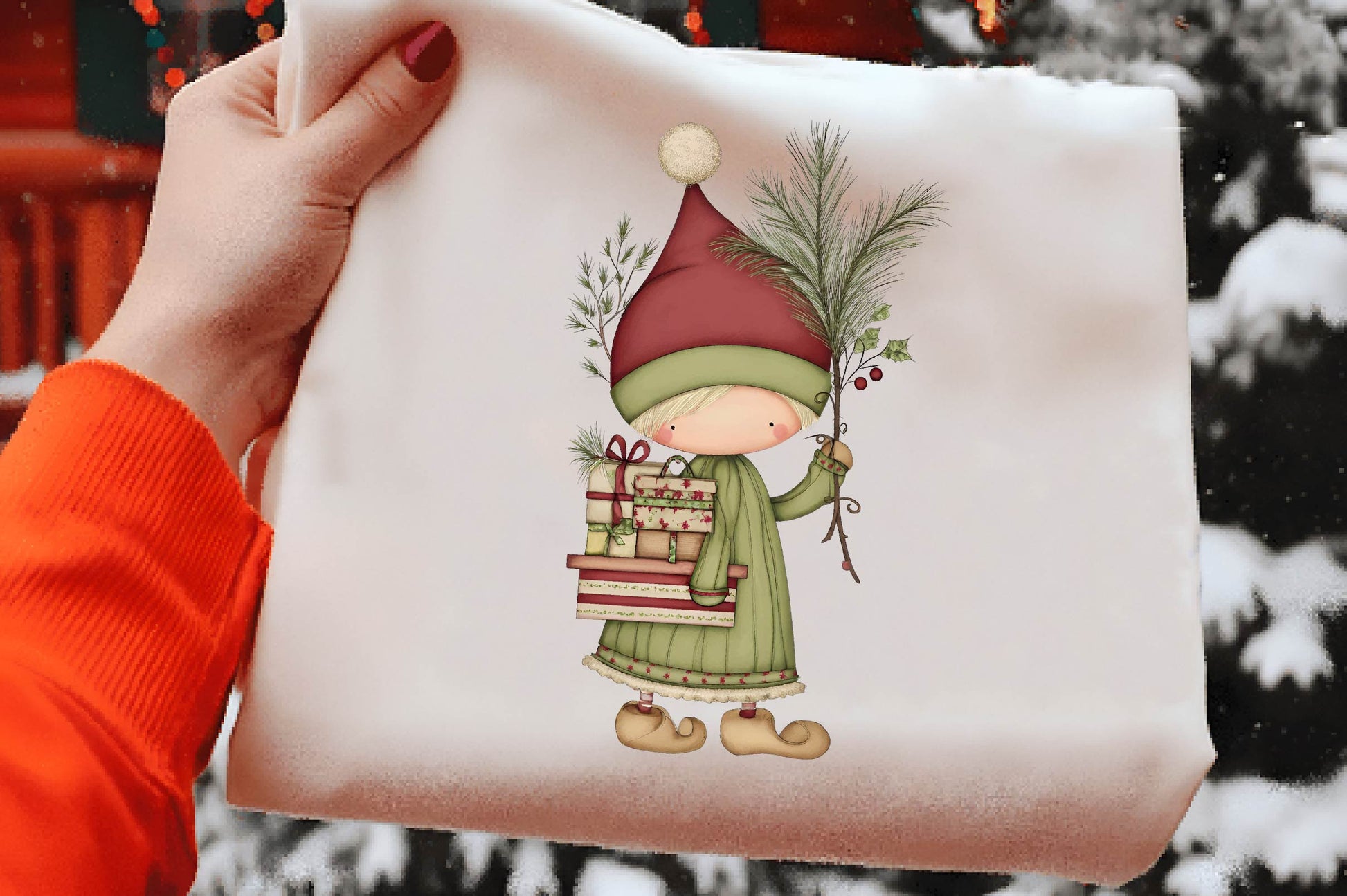Christmas Gnome Clipart PNG
