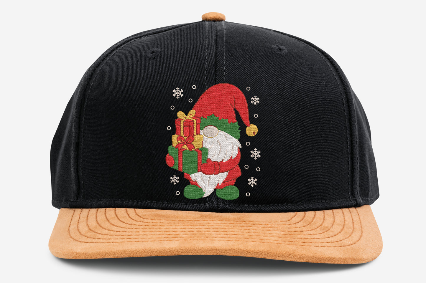 Christmas Gnome Embroidery Design – Cute Holiday Gnome Machine Embroidery Pattern, Festive Christmas Embroidery Design