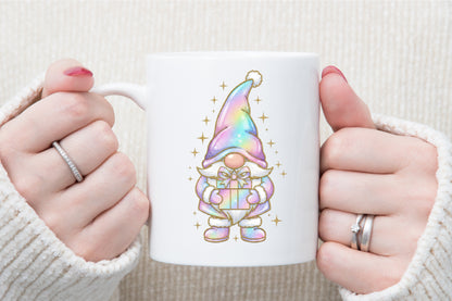 Christmas Gnome Gift Box PNG