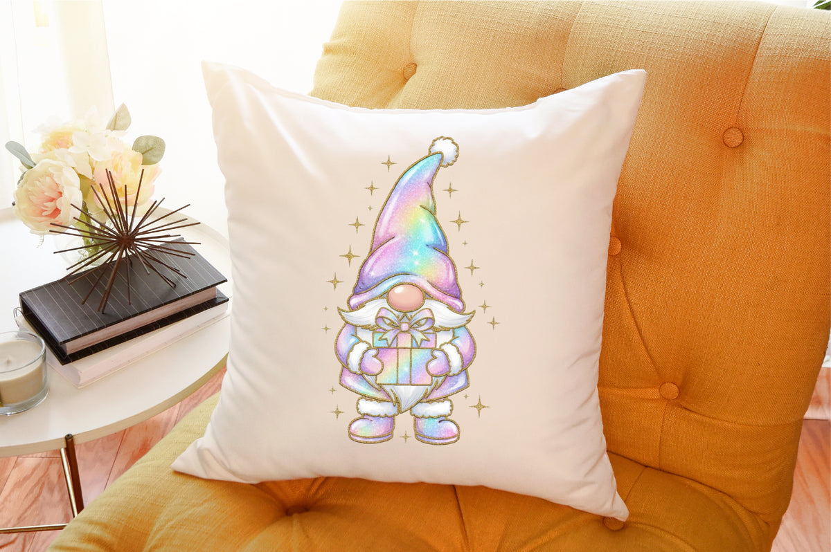 Christmas Gnome Gift Box PNG