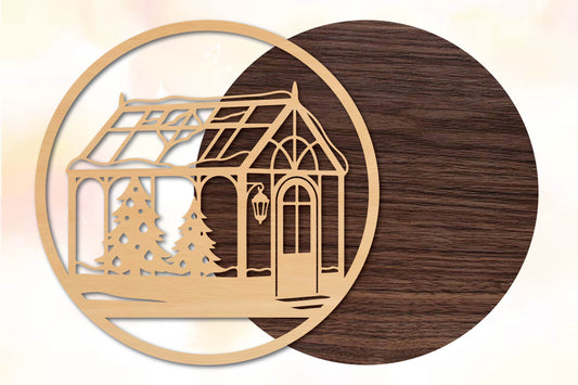 Christmas Greenhouse SVG