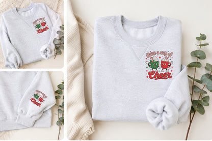 Christmas Have a Cup of Cheer Embroidery Design