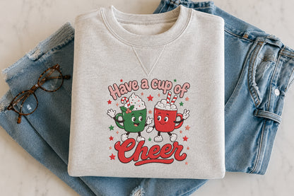 Christmas Have a Cup of Cheer Embroidery Design
