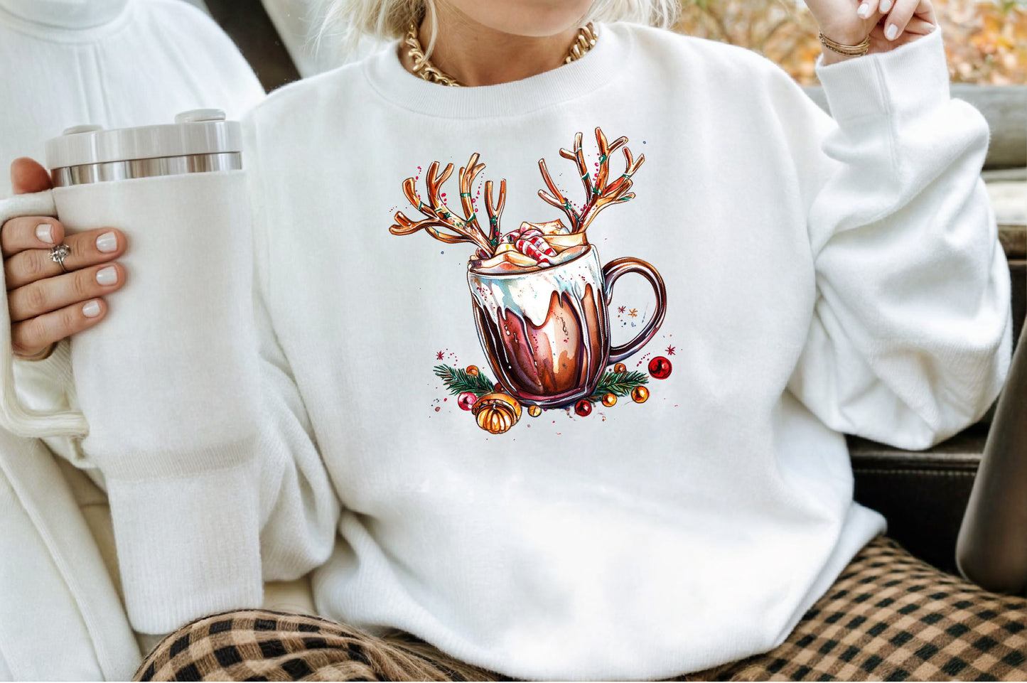 Christmas Hot Cocoa Sublimation PNG Clipart Bundle