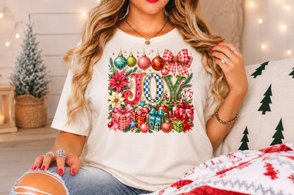 Christmas Joy Ornament Gifts PNG Sublimation Design