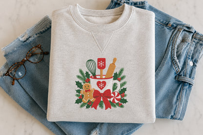 Christmas Kitchen Embroidery Design