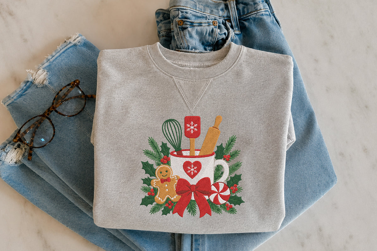 Christmas Kitchen Embroidery Design