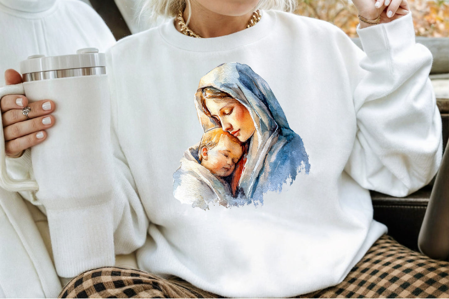 Christmas Nativity Watercolor Clipart PNG Bundle