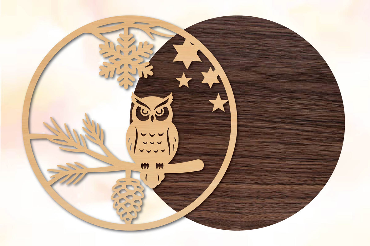Christmas Owl SVG