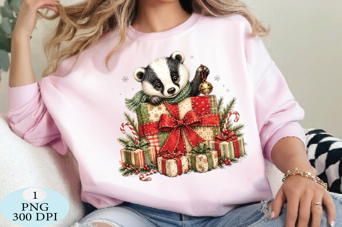 Christmas Panda Gift Box Holiday PNG Clipart