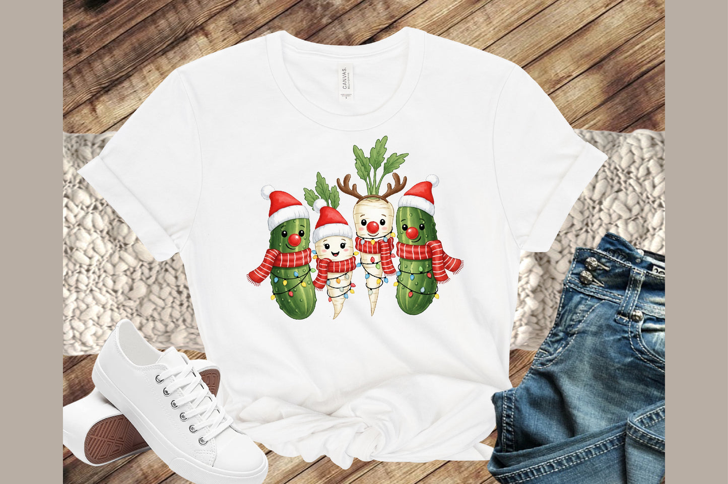 Christmas Parsnips and Pickles Clipart PNG Bundle